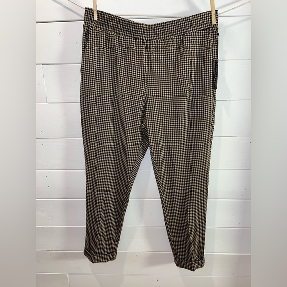🤎JULES & LÉOPOLD – L – Houndstooth Jogger Pants (NWT) - Picture 6 of 10